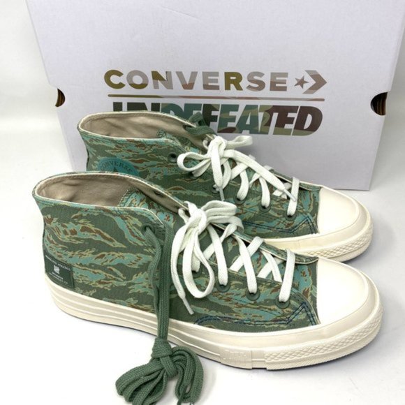 💖MEGA SALE💖Converse Men 172397C CHUCK 70 MID SEA Spray Fossil Green  Sneakers - Picture 5 of 11